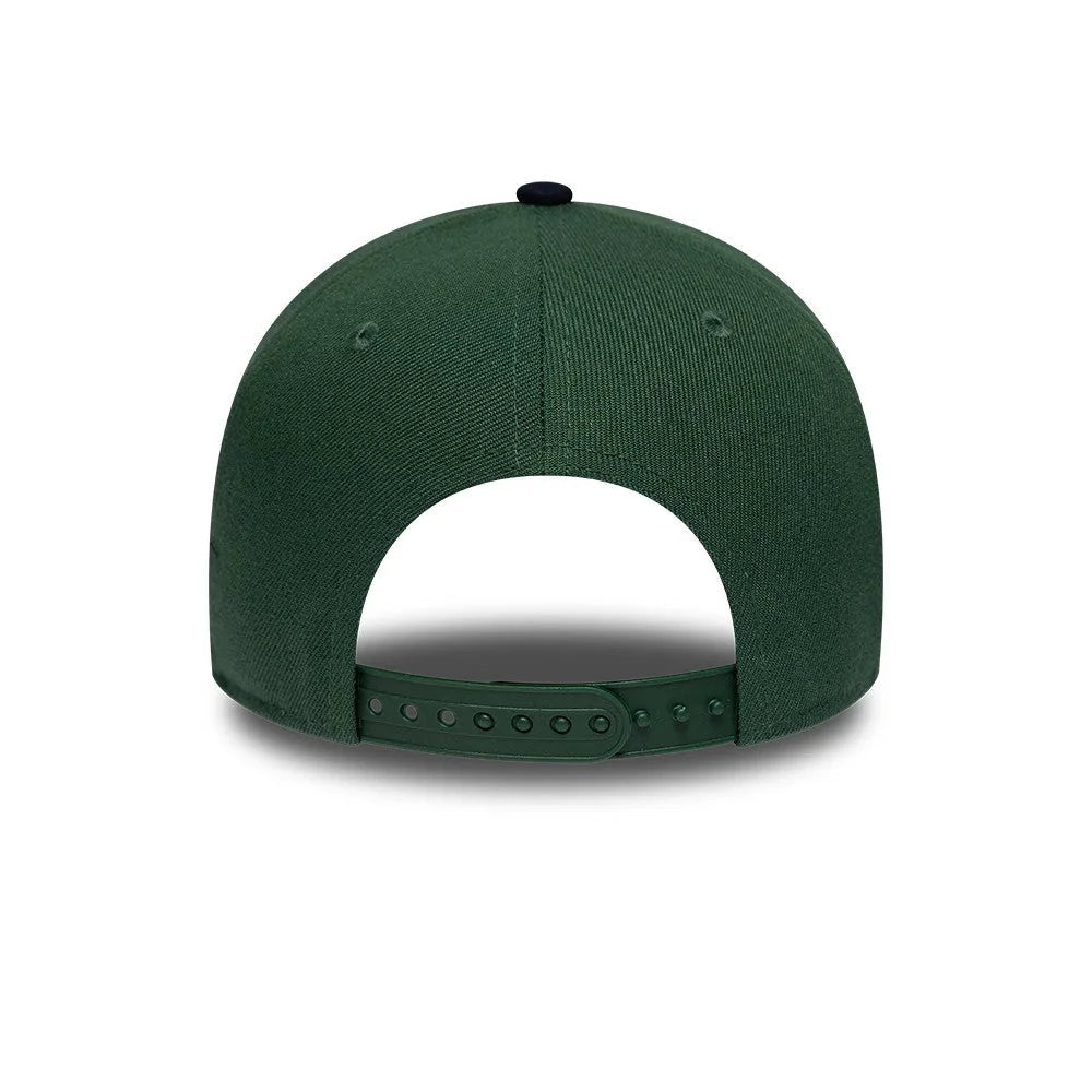 NEW ERA New York Yankees MLB Suede Visor Dark Green 9FORTY E-Frame Adjustable Cap 60960215