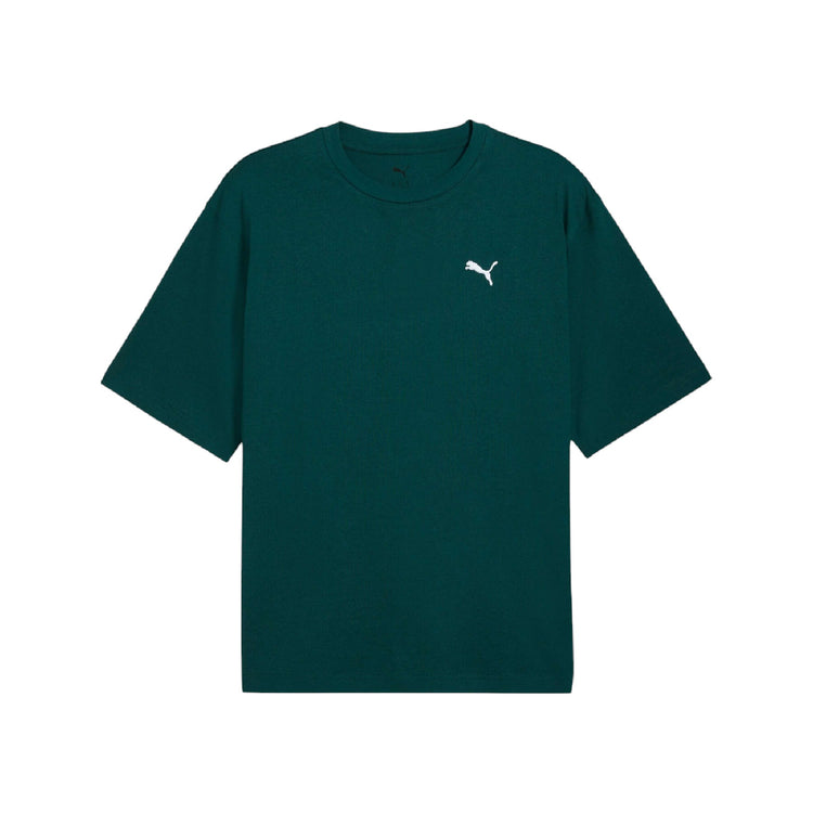 PUMA Wardrobe Essential Boxy T-Shirt Green 629645-75
