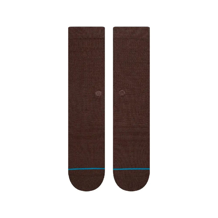 STANCE Icon Crew Socks Brown 62US0000005S-BRN