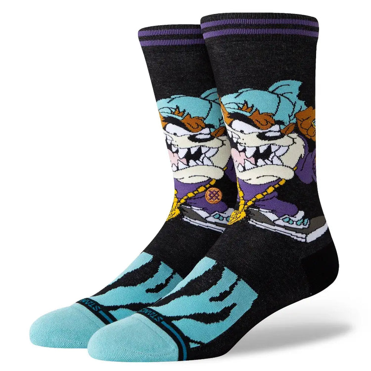 STANCE Taz Crew Socks 62US0000572-LT-BLK