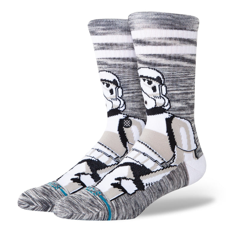STANCE The Storm Trooper Crew Socks White 62US0000655-ST-WHT