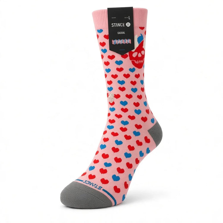 STANCE Hearted Crew Socks 62US0000709-SN-PNK