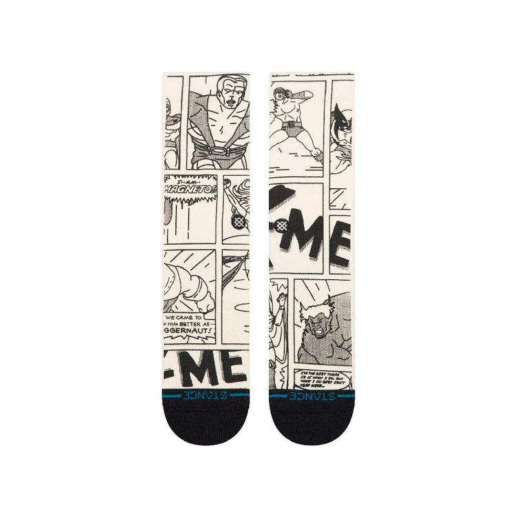 STANCE Good Vs Bad Crew Socks Black White 62US0000763-M-BLW