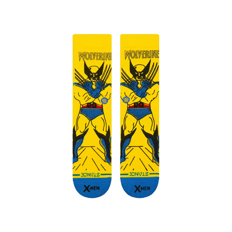 STANCE Wolverine Crew Socks Yellow 62US0000765-M-YEL