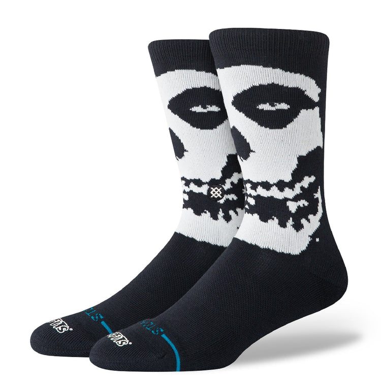 STANCE Beware Crew Socks Black 62US0000766-MI-BLK