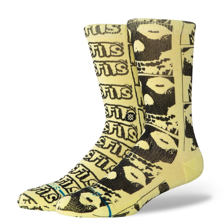 STANCE Collection Crew Socks Yellow 62US0000767-MI-MEL