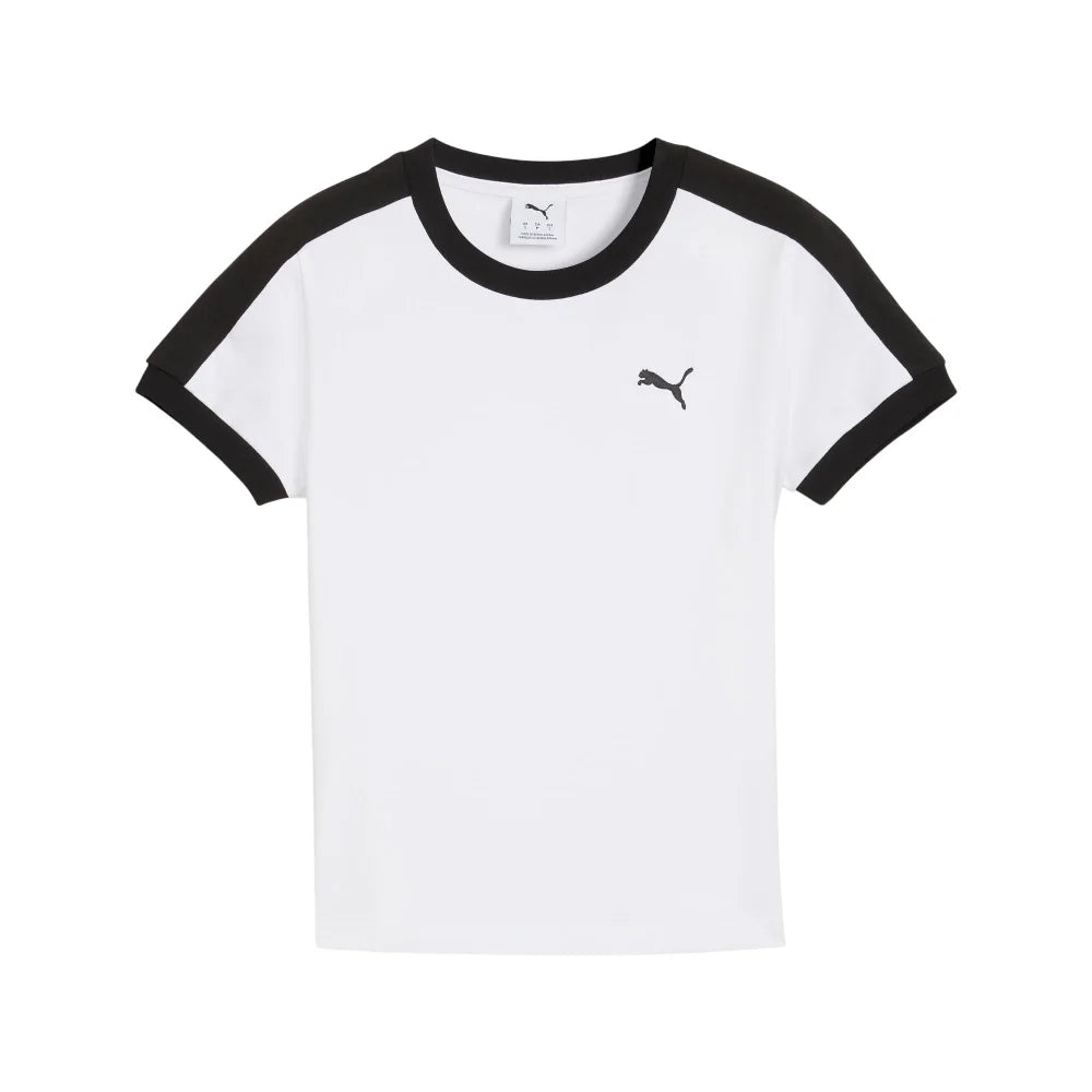 PUMA T7 Slim T-Shirt White 632129-02