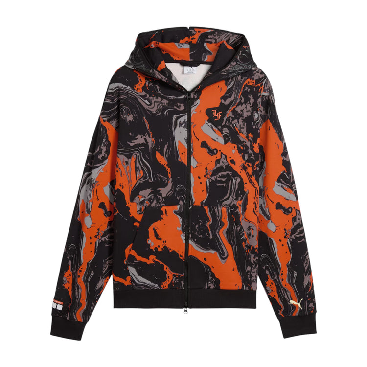 PUMA LaFrance HEEM Era Full Zip Jacket Black/Orange 632471-01