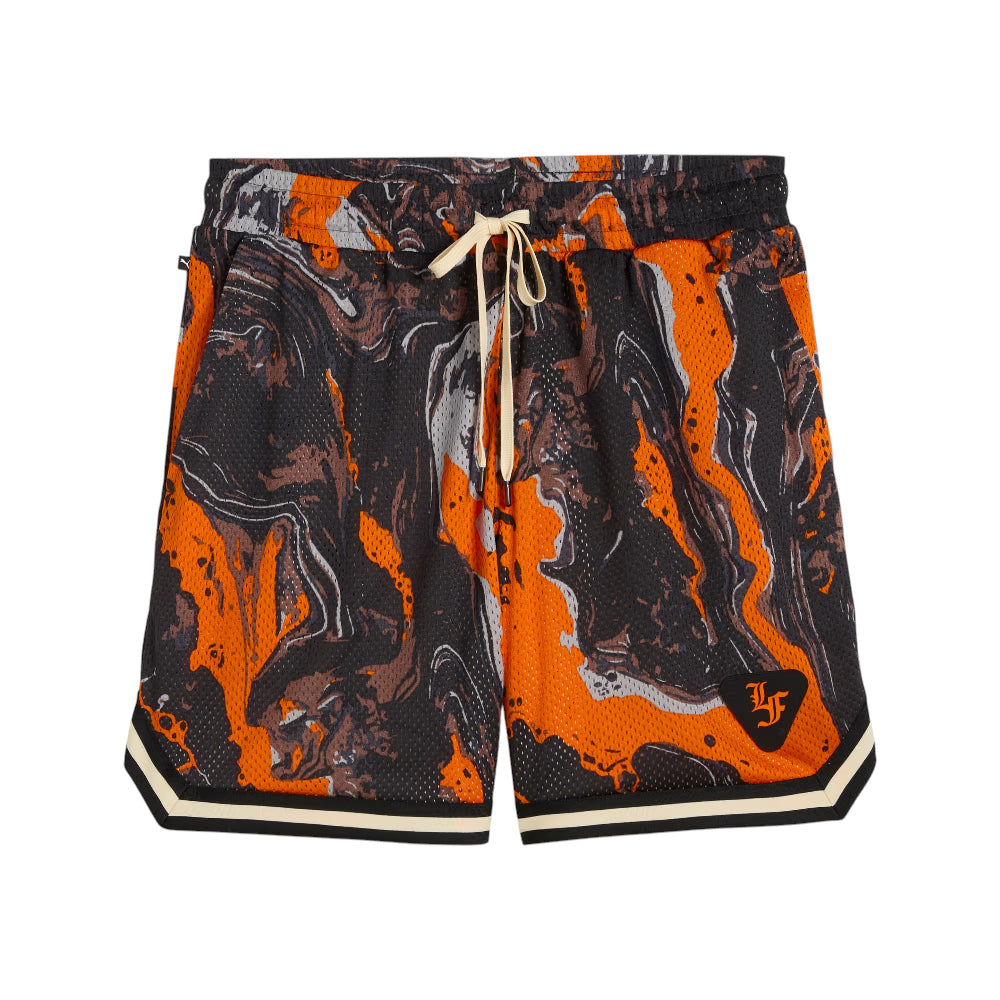 PUMA LaFrance HEEM Era AOP Short Black/Orange 633639-01