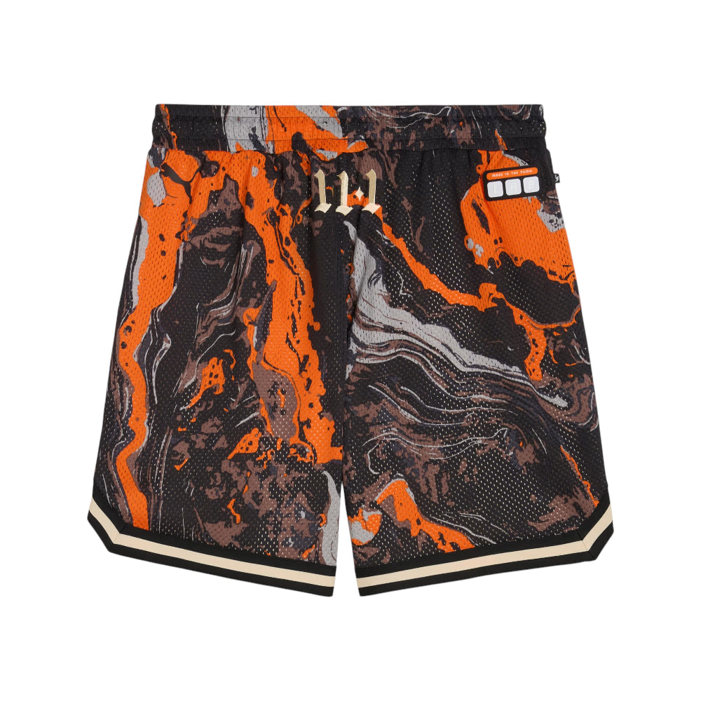 PUMA LaFrance HEEM Era AOP Short Black/Orange 633639-01