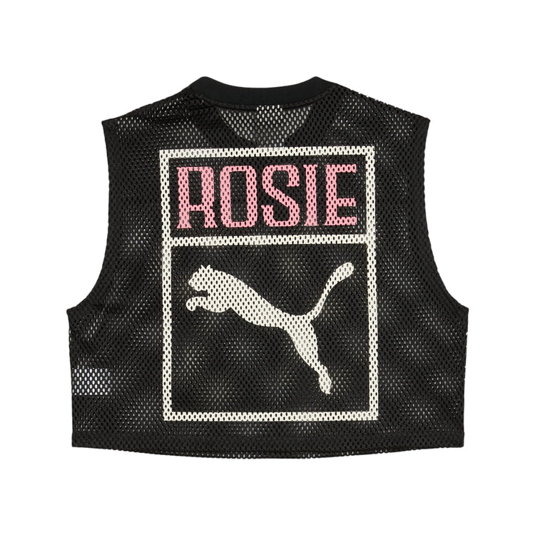 PUMA Puma x Rosié Relaxed Mesh T-Shirt Black 633804-01
