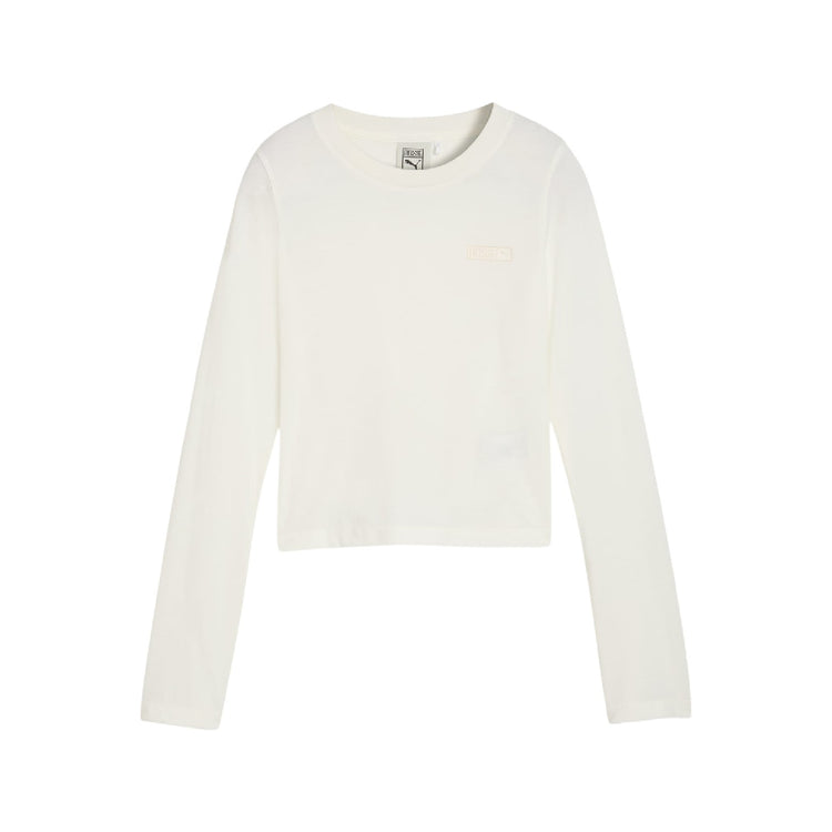 PUMA Puma x Rosè Slim Longsleeve T-Shirt White 633805-77