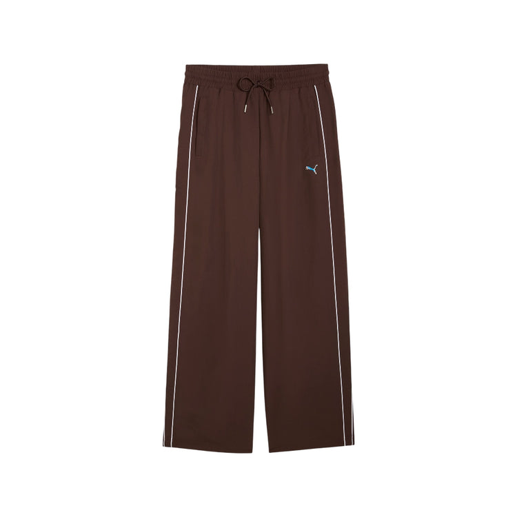 PUMA T7 Piping Relaxed Woven Track Pants Brown 634559-13