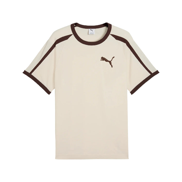 PUMA T7 Big Cat Ringer T-Shirt White 635242-87