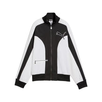 PUMA T7 Relaxed Love Of The Cat Track Jacket Black White 636632-01