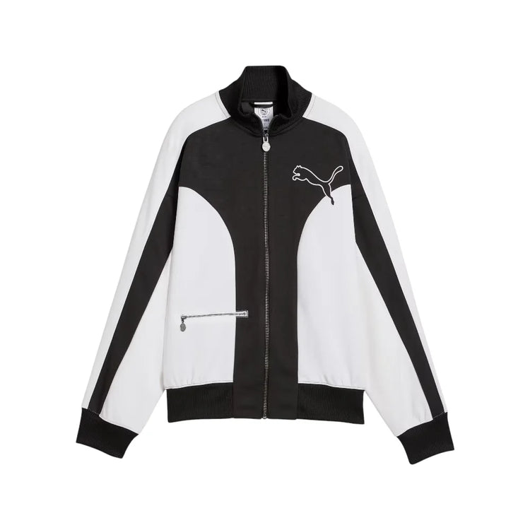 PUMA T7 Relaxed Love Of The Cat Track Jacket Black White 636632-01