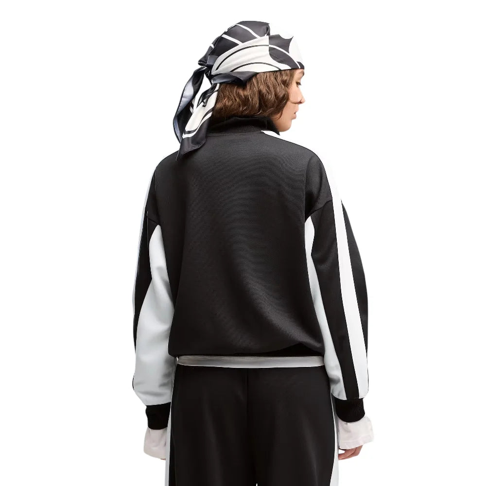 PUMA T7 Relaxed Love Of The Cat Track Jacket Black White 636632-01