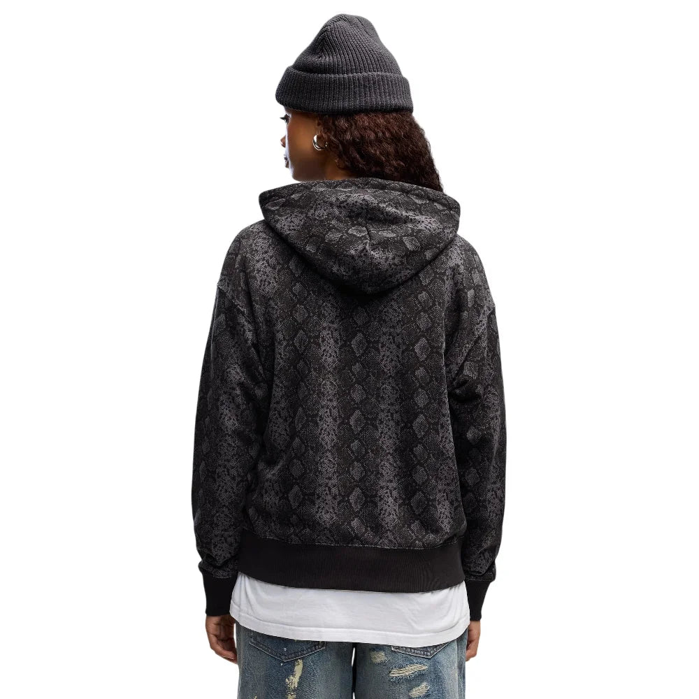 PUMA Snake Pack Printed Relaxed Hoodie Black 638748-01