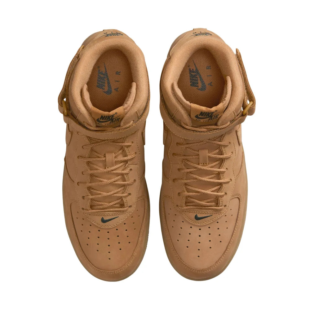 NIKE Air Force 1 Mid Flax Sneakers 715889-200
