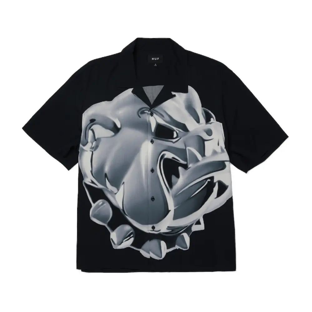 HUF Big Dawg Ss Resort Shirt Black 71MC0001049-BLACK