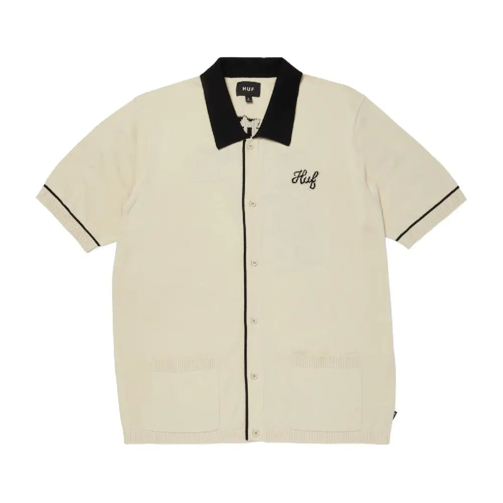 HUF Icarus Ss Knit Top Beige 71MC0001056-NATUR