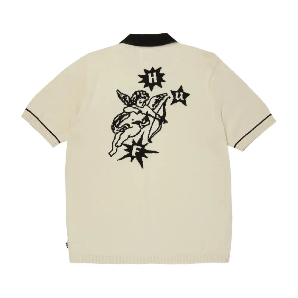 HUF Icarus Ss Knit Top Beige 71MC0001056-NATUR