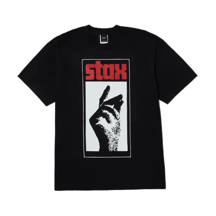 HUF Stax Snap T-Shirt Black 71MC0001089-SR-BLACK