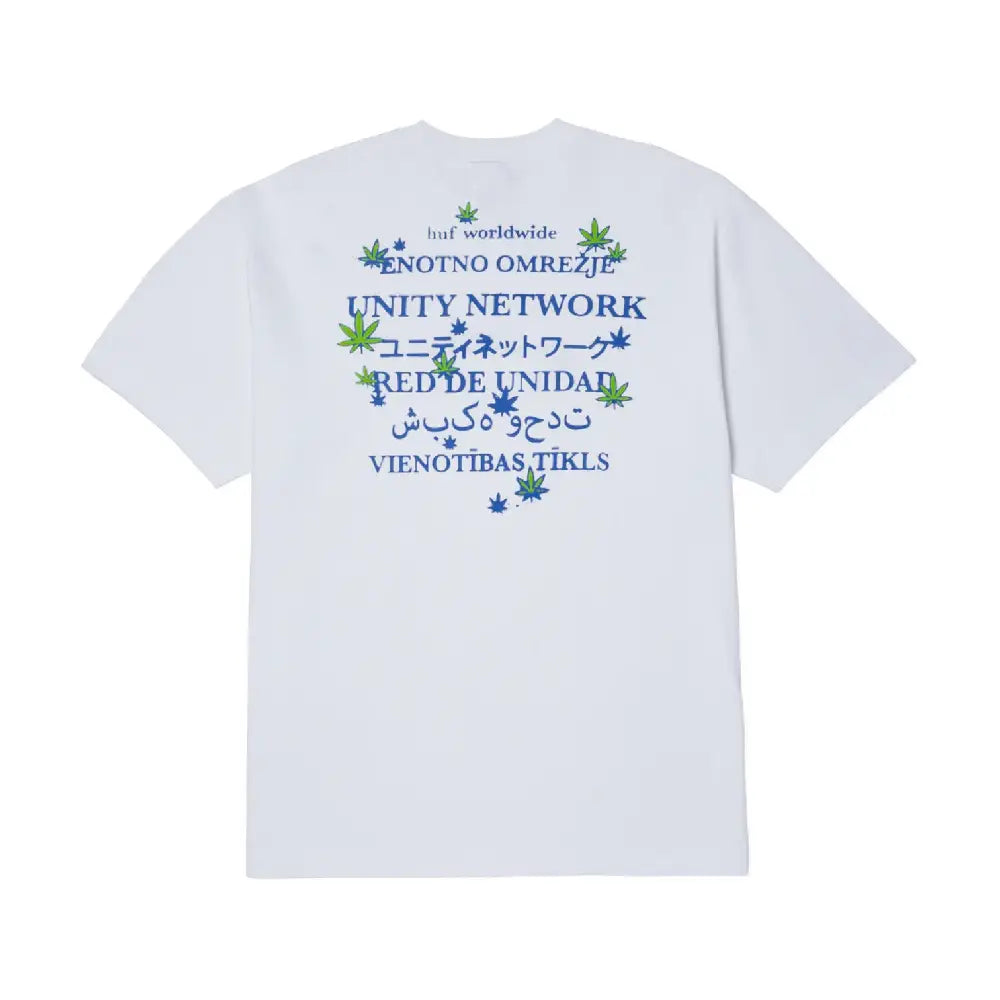 HUF Unity Network T-Shirt White 71MC0001098-WHITE