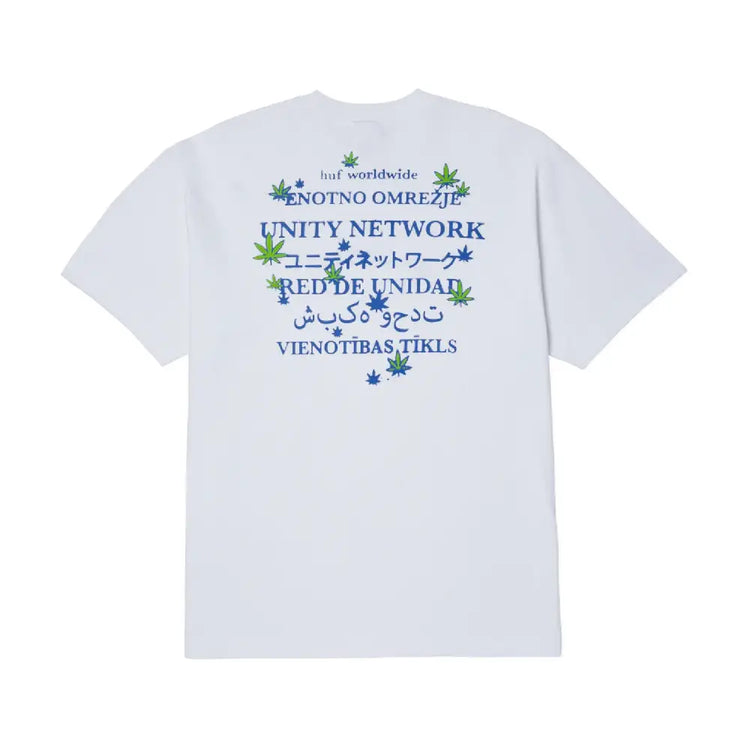 HUF Unity Network T-Shirt White 71MC0001098-WHITE