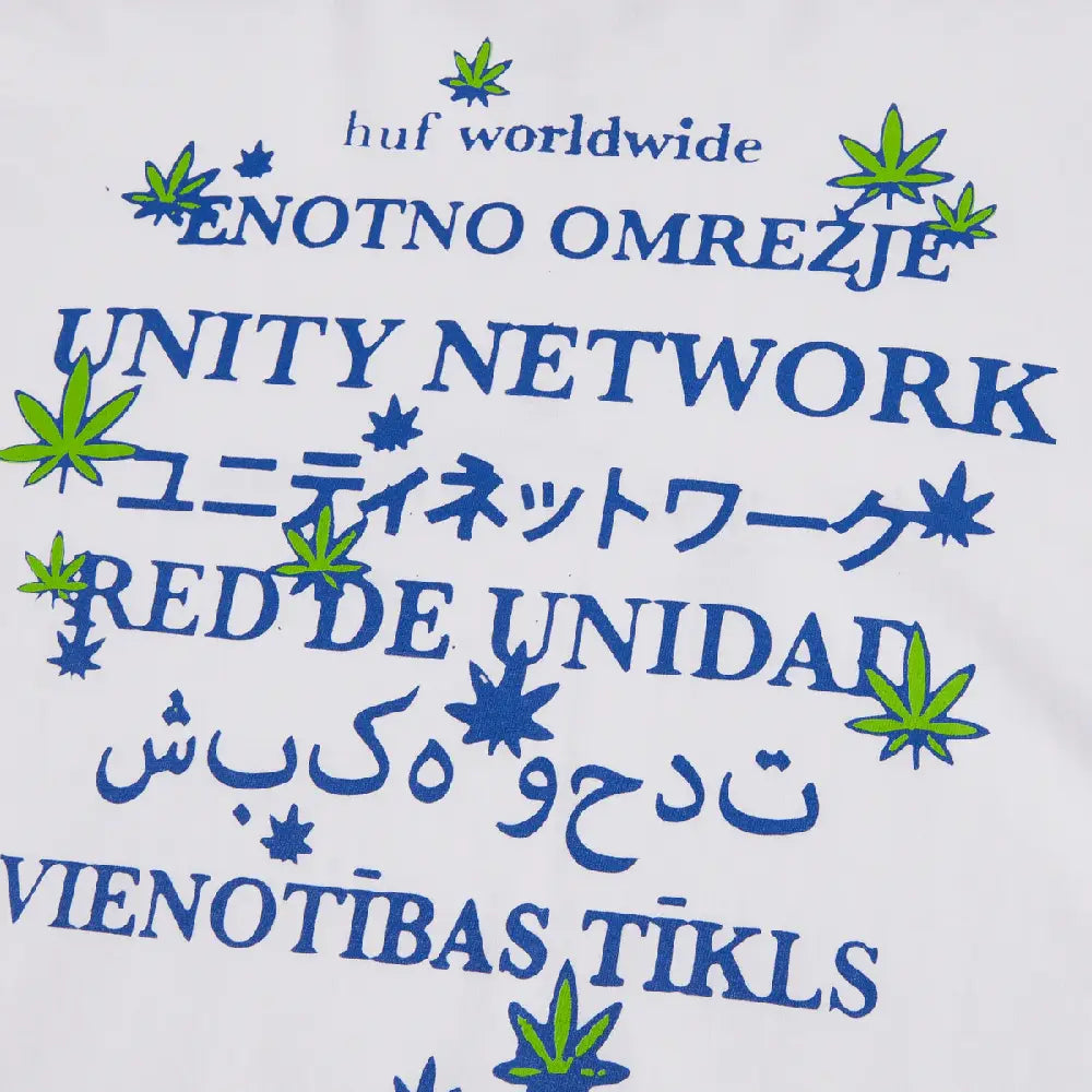 HUF Unity Network T-Shirt White 71MC0001098-WHITE