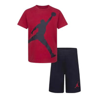 JORDAN Jumbo Jumpman T-Shirt/Short Set Red Black 85C138-023