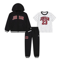 JORDAN Jordan T-Shirt/Hoodie Tracksuit Set Black 85F275-023