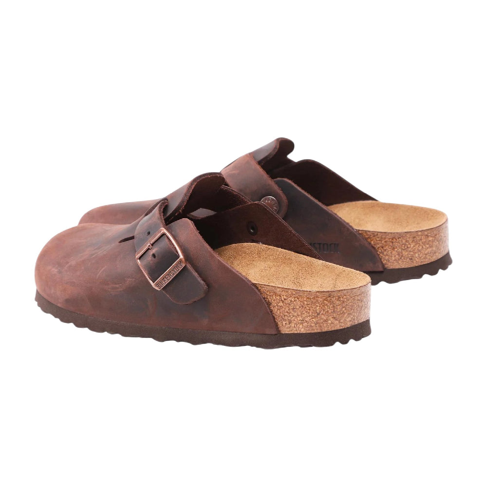 BIRKENSTOCK Boston Habana Slipper Brown (Narrow Fit) 860133