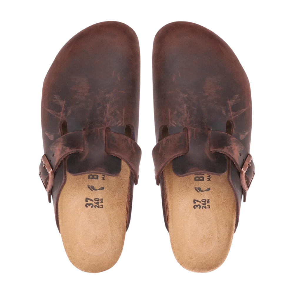 BIRKENSTOCK Boston Habana Slipper Brown (Narrow Fit) 860133