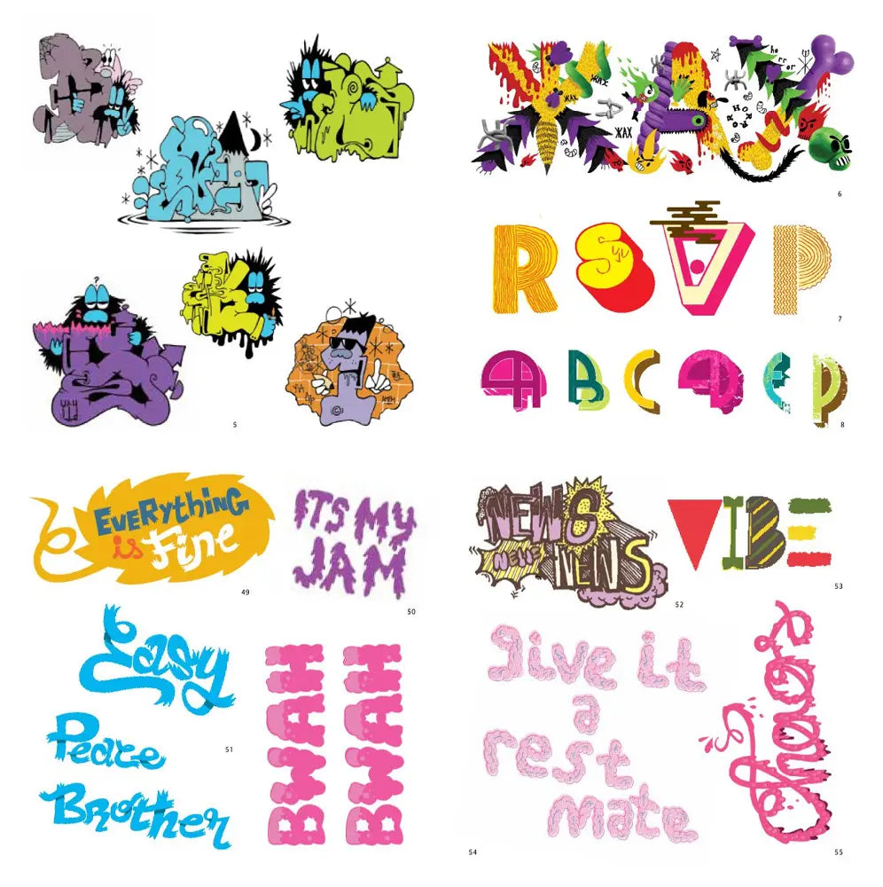 BOOKS Stickerbomb Letters 9781856698283