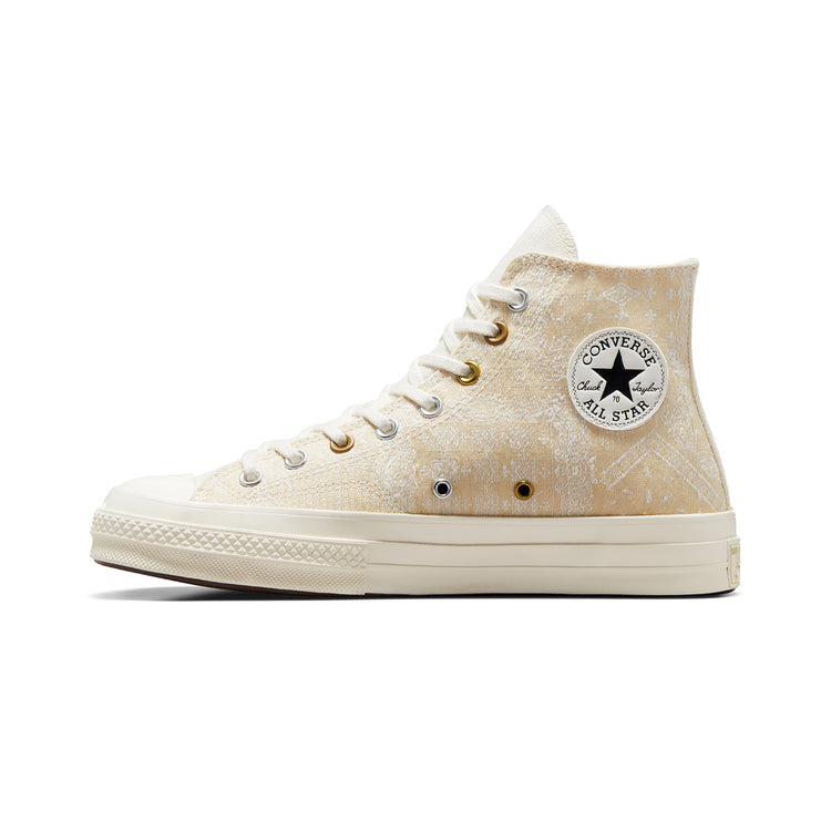 CONVERSE CHUCK 70 HI EGRET/VITALITY GREEN A04496C
