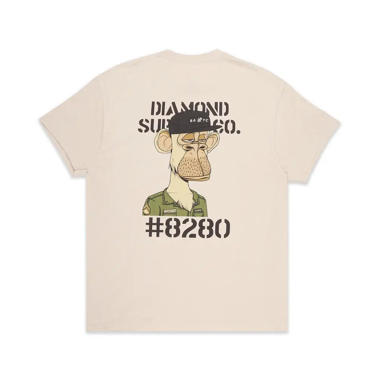 DIAMOND&SUPPLY MILITARY APE TEE A22DMPA105-CRM