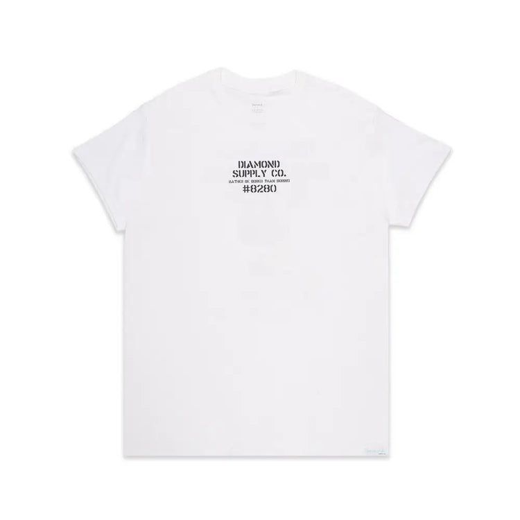 DIAMOND&SUPPLY MILITARY APE TEE A22DMPA105-WHT