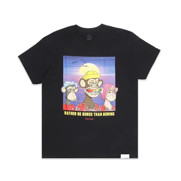 DIAMOND&SUPPLY 3 SOME APE TEE A22DMPA110-BLK