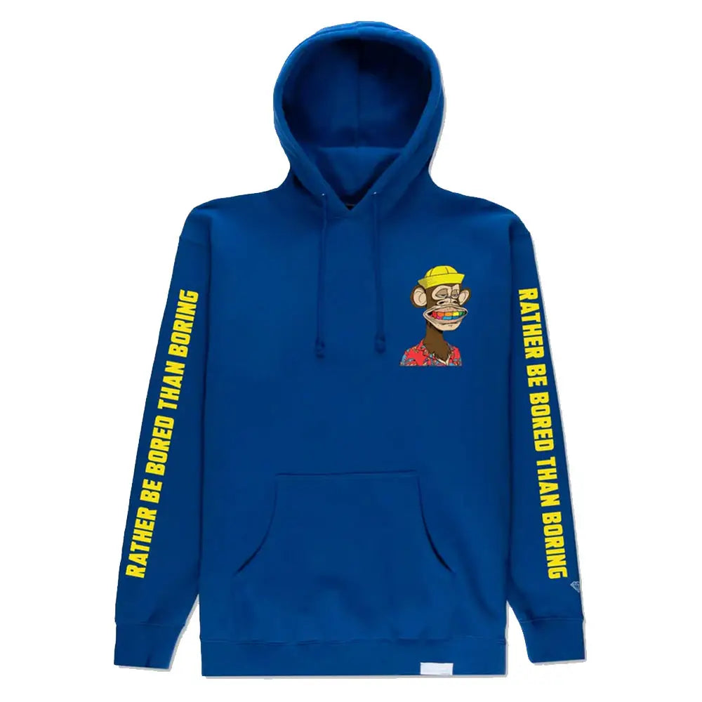 DIAMOND&SUPPLY RAINBOW GRILL HOODIE A22DMPF106-ROY