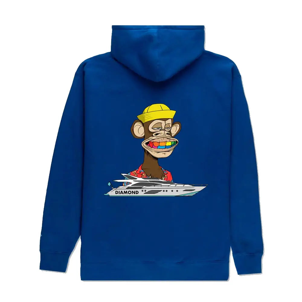 DIAMOND&SUPPLY RAINBOW GRILL HOODIE A22DMPF106-ROY