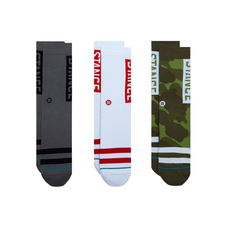 STANCE The Og 3 Pack Socks A556C20OG3-CAM