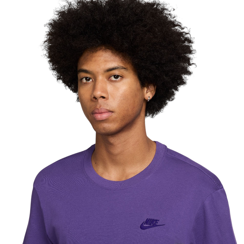 NIKE Sportswear Club T-Shirt Purple AR4997-507