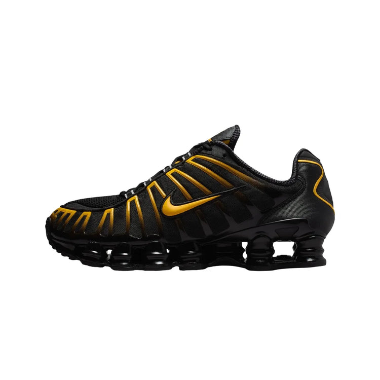 NIKE Shox TL Black University Gold Sneakers AV3595-013