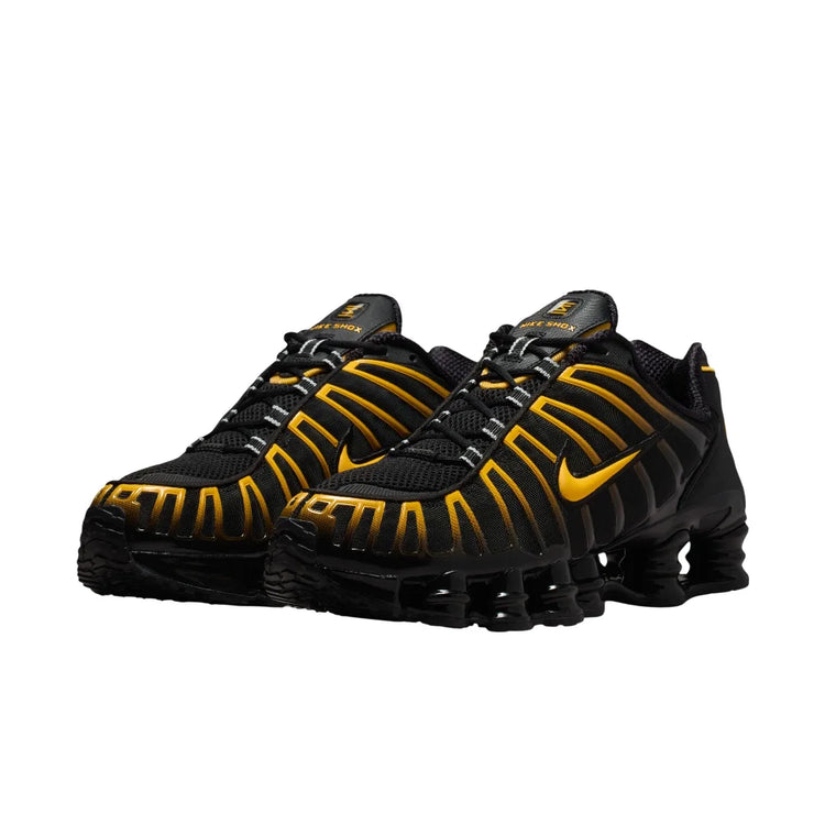 NIKE Shox TL Black University Gold Sneakers AV3595-013