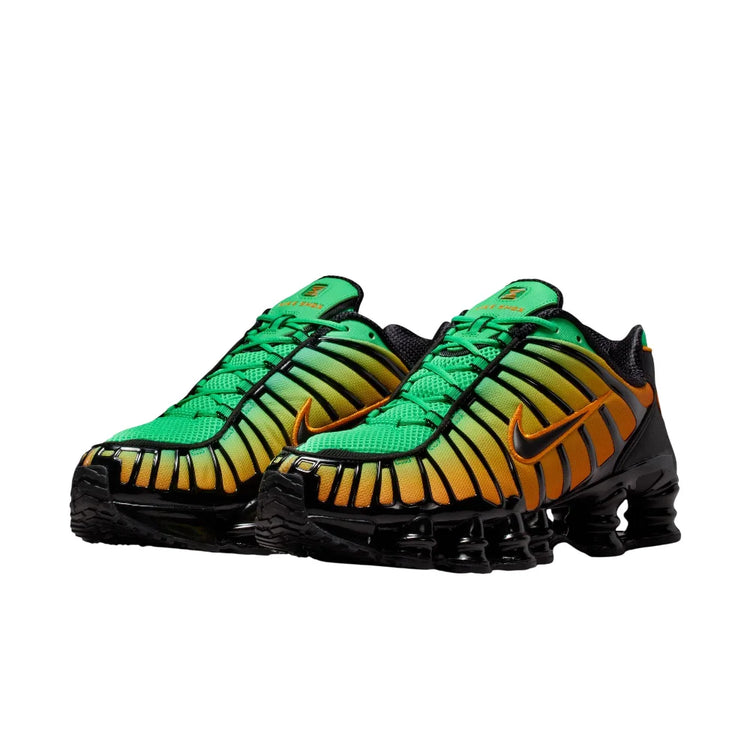 NIKE Shox TL Green Shock Bright Ceramic Sneakers AV3595-301
