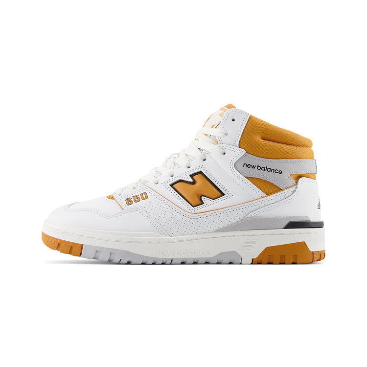 NEW BALANCE Scarpa Lifestyle UNISEX - MTZ  - Leather / Textile  - WHITE BB650RCL