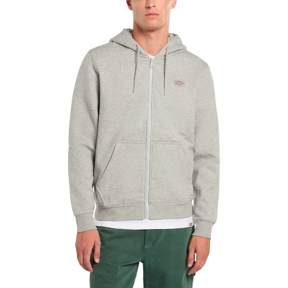 DICKIES Oakport Zip Hoodie Heather Grey DK0A4XD3HG01