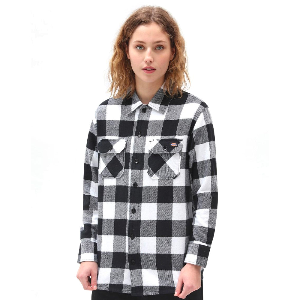 DICKIES Sacramento Shirt Black White DK0A4XDZBLK1