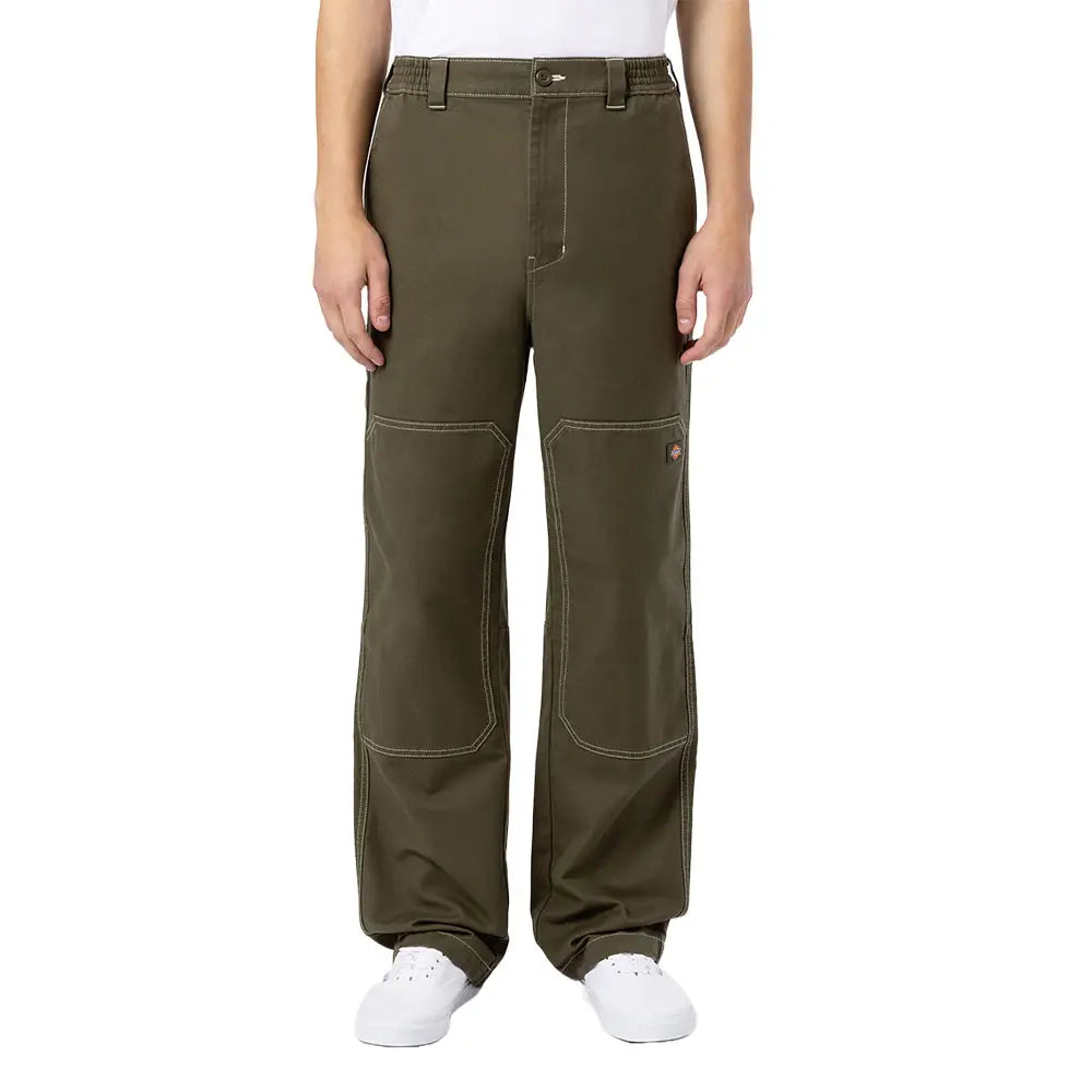 DICKIES FLORALA PANT MILITARY GR DK0A4XZGMGR1-MIL GR